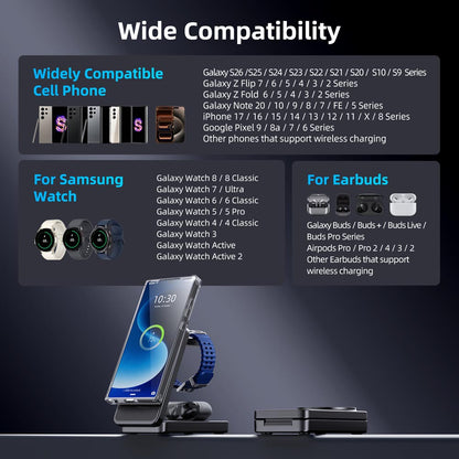 Elecdov CE10S 3 In 1 Magnetic Charging highly compatible