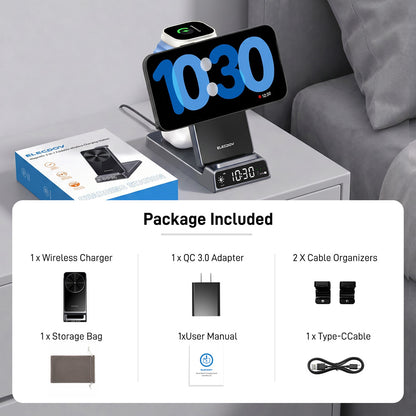 Elecdov CE19A-CF 3 In 1 Magnetic Charging packing list