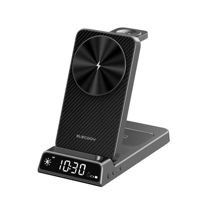 Elecdov CE19S 3-in-1 Wireless Charger – Grey