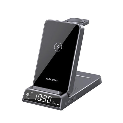 Elecdov CE20F 3 In 1 Magnetic Charging Station for Samsung