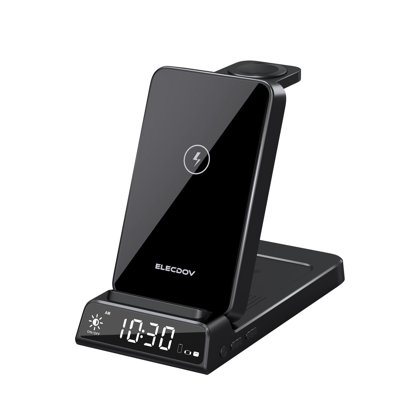 Station de charge magnétique 3-en-1 Elecdov CE20F pour Samsung, adaptateur secteur inclus