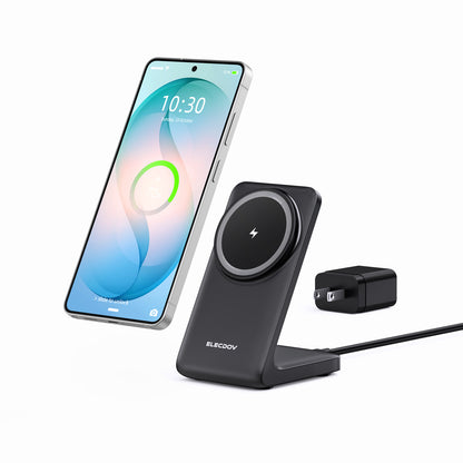 Elecdov CE22 Samsung iPhone Mobile Phone Universal Magnetic Charging Station,Includes Charger Plug