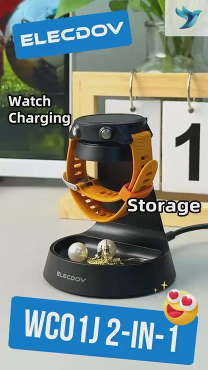 Station de charge magnétique 2 en 1 Elecdov WC01J pour Garmin